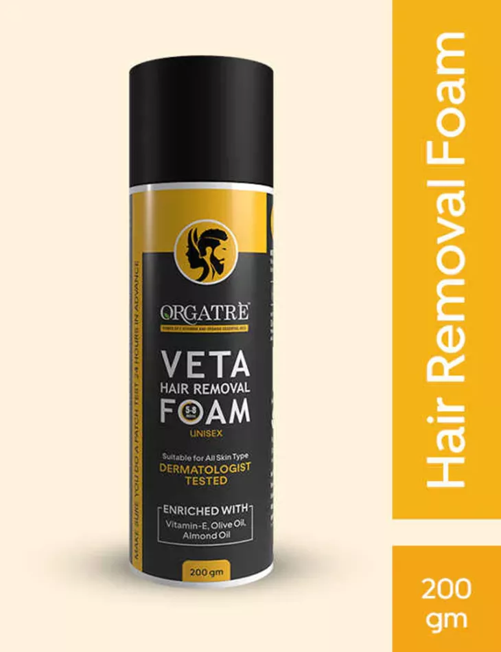 Veta Hair Removal Foam is a cosmetic product designed to efficiently remove unwanted body hair. 