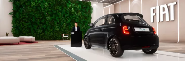 Fiat is presenting the Fiat Metaverse Store and the Fiat 500e